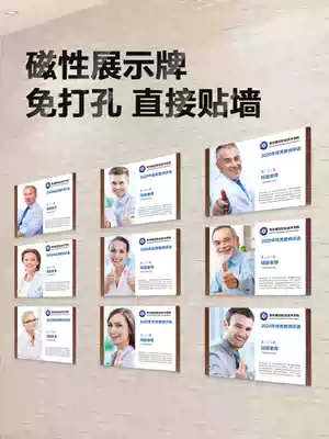 Wall display card patent display wall magnetic photo wall display board publicity board notice board wall a4 photo frame