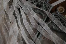 Leavers Lace French lace #280 fine cotton lace handmade DIY