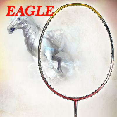 Eagle Card High Carbon Fiber Middle Pole DNA55 Plated Tungsten Gold Attack with professional high-pound professional racket resistant to fight