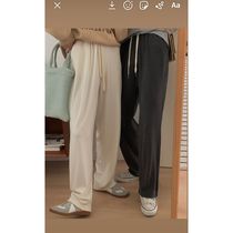 (Spot)im to self-made drop sense wide leg trousers womens new loose straight casual mopping pants