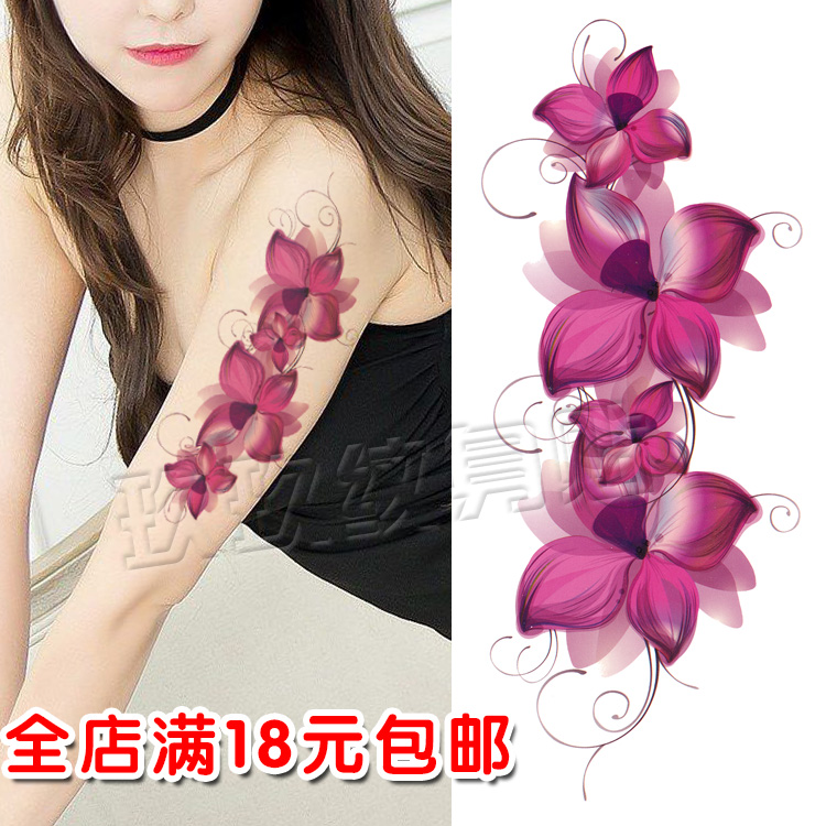 Bà Nhãn Dán Hình Xăm Không Thấm Nước Sexy Lâu Dài Tummy Bao Gồm Scar Mandala Flower Tattoo Đính Arm Body Painting hình dán xăm tay