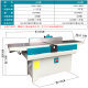 목공 다기능 전동 공구 가정용 대패 질 단면 고출력 데스크탑 대패 전기 대패 소형 대패 질