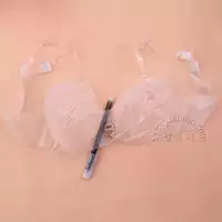 Sexy đầy đủ phối cảnh áo ngực siêu mỏng trong suốt của phụ nữ đồ lót bra vô hình áo ngực không có vòng thép 1280 áo cúp ngực