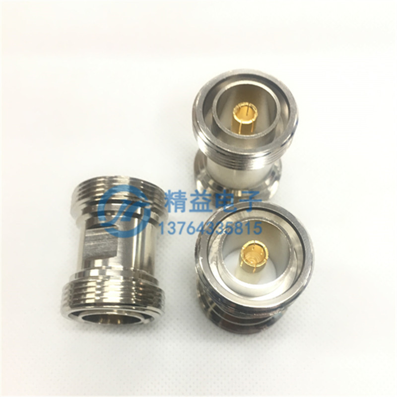 Total copper DIN (7 16) -KK base station engineering adapter DIN mother-to-L29-KK joint external thread inner hole