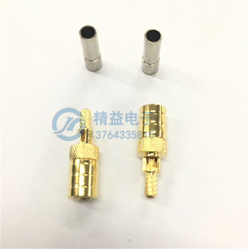 High quality SMBK-C-1 5 female head pressed 1 5 wire (open small window) full copper gilded press joint