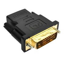 Graphics card DVI to HDMI adapter computer with audio dvi male 24 1 to hdmi female HD line conversion head