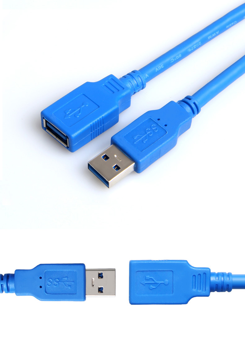 cáp mở rộng USB 3.0 cho U thạc sĩ máy tính cáp thẻ đĩa cứng dòng dữ liệu chuột 1/3/5/10 m - USB Aaccessories cáp sạc type c