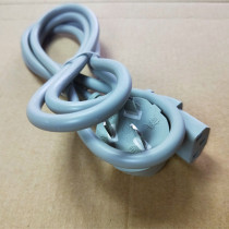 Wide line Gray national standard suffix power cord oxygen-free copper core 1 5 m display 3-hole power cord