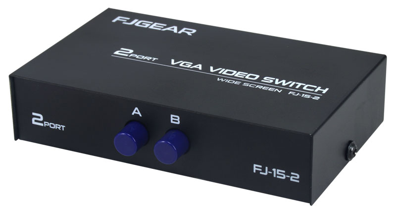 15-2 Two-port video switcher 15-2c VGA switcher Sharer VGA distributor
