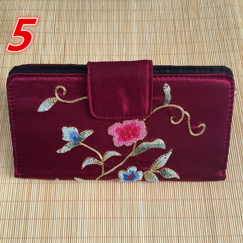 Suzhou Embroidery Wallet Finished China Featured Handicraft Festival Send Gift Jiajia 