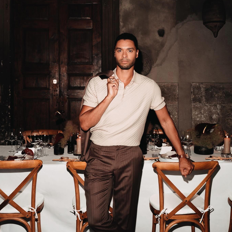 Three Thousand | Luxury Line Cashmere Mulberry Silk Cotton/Roman Supreme Weave Trama Texture Polo Short-Sleeve Shirt Am1207