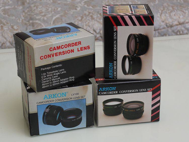 ARKON Additional Lens Set 0 5×wide angle 1 6×lengfocal stock is new