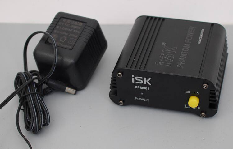 ISK SPM001 Capacitor Microphone Specialized Phantom Power 48V Power Supply Microphone Phantom Power