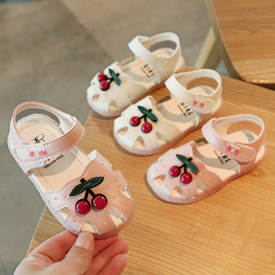 2024 summer baby toddler shoes girls sandals little princess soft bottom baby shoes 1 year old children's shoes