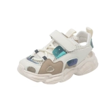 Летние спортивные сандалии для мальчиков, дышащая пляжная пляжная обувь, детская сумка, мягкая подошва