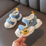 Летняя нескользящая детская сумка для мальчиков, мультяшные детские сандалии, дышащая обувь для раннего возраста, туфли, мягкая подошва