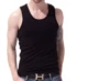 Áo vest nam mùa hè thấm mồ hôi Màu cotton rộng, áo rộng vai, phân bón cộng với áo XL mùa thu và mùa đông áo sơ mi nam áo 3 lỗ nam