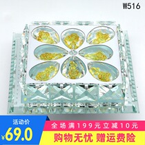 Crystal Aisle light Corridor light Spot light led ceiling light Embedded entrance light Home light Square ceiling light