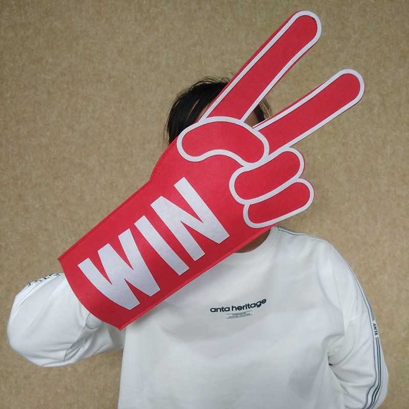 The Games Admission Opening Ceremony Creative hand held props Weinning Victory Gesture Gloves perform cheerleader Clippers Clippers