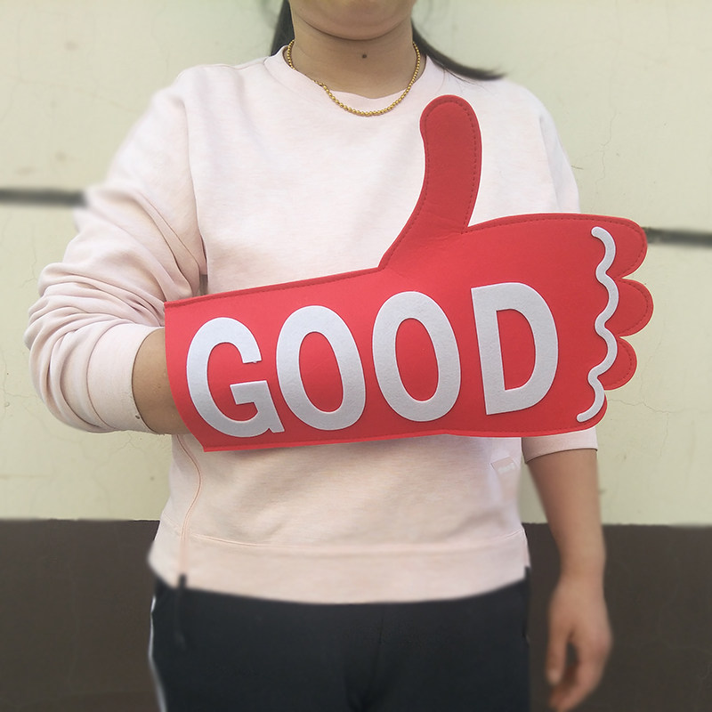 School Games refuelling Wee props Admission Creative Opening Ceremony Hand held props Thumb Gloves Handheld