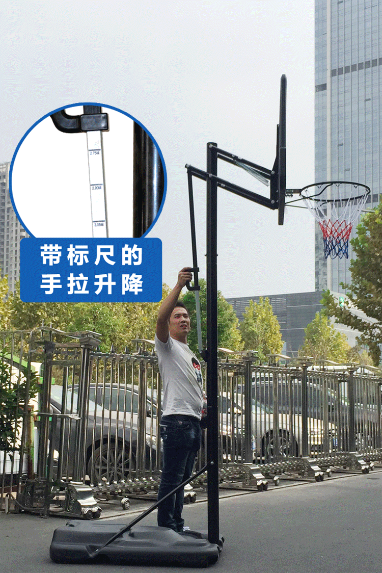 Bóng rổ hoop người lớn nhà đào tạo trong nhà sàn- nhà đứng bóng rổ hộp di chuyển nâng tiêu chuẩn giỏ 	quả bóng rổ trẻ em	