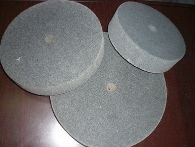 The fiber polishing wheel is made of