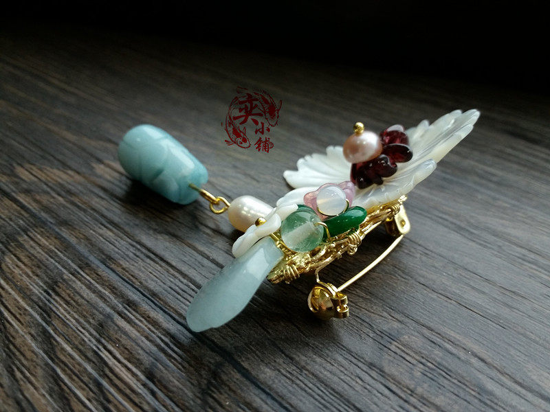 Broche femme en Nacre - Ref 1178049 Image 7