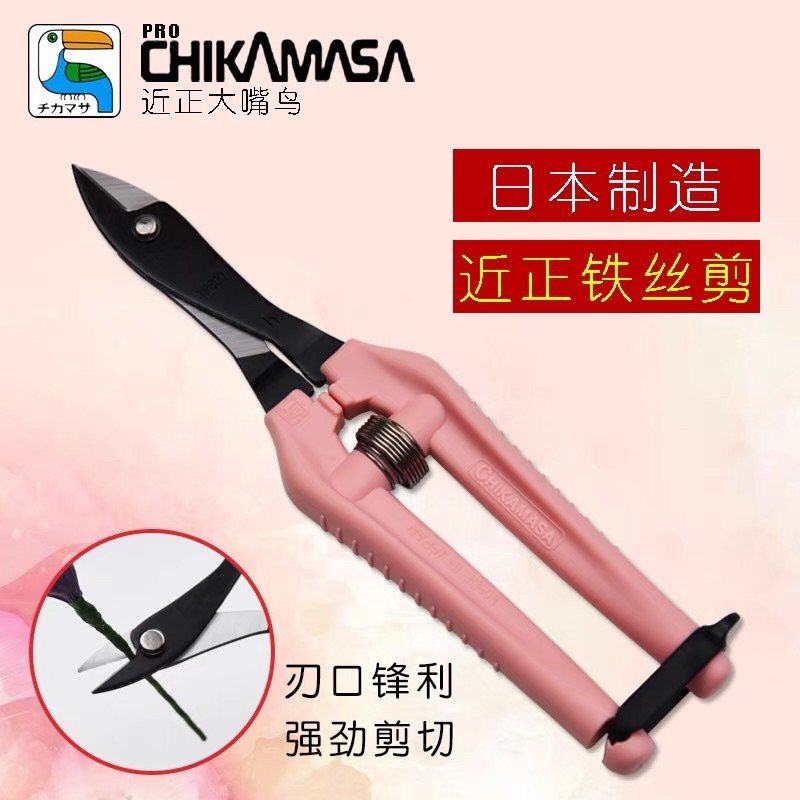 Japan imports near-positive toucan wire scissors bamboo sticks cut steel wire scissors broken wire pliers immortal flower art cut wire