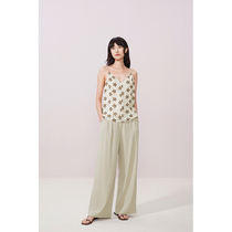 Spot-CCHER Wind Suzuki Camisole Jacquard printed silk Sisi and Womens XDGC3610