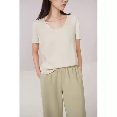 SPOT CCHER HEAVY JOE U-NECK TOP 32MM HEAVY SILK TOP AND WOMEN'S XUGC3316 NO FOLDING