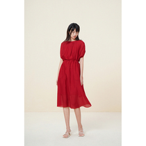 CCHER Elegant waist dress Jacquard silk Chiffon Sisi and Spring and Summer women XLCC3041 No discount Order 1