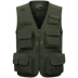 Vest nam trung niên cộng với nhung cộng với vest vest vest ngoài trời vest nam nhiều túi phóng viên chụp ảnh cộng với vest cotton ao ba lo nam Áo vest cotton