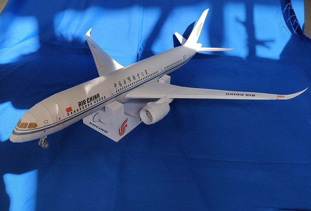 航空爱好者必备！ ️[MelonWorks原创]1:120波音787国航纸模型AirChina涂装B-7877🌟-其他类型纸模-淘宝好物网