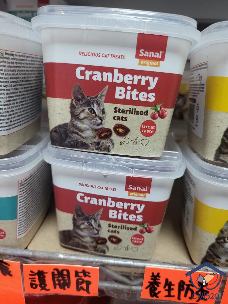 Кошачья еда 荷兰 sanal 三龙杯 多功能猫零食多营养香脆猫饼干 75g