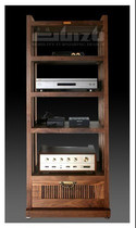 Noble Wood audio rack (cabinet) WFP-5A Witte series with drawer Series Multi-function display rack