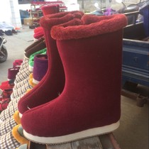 Handmade Cotton Shoes Warm Shoes High Silo Boots Wool Shoes Cloth Cotton Shoes Office Winter Ladies Cotton Shoes 