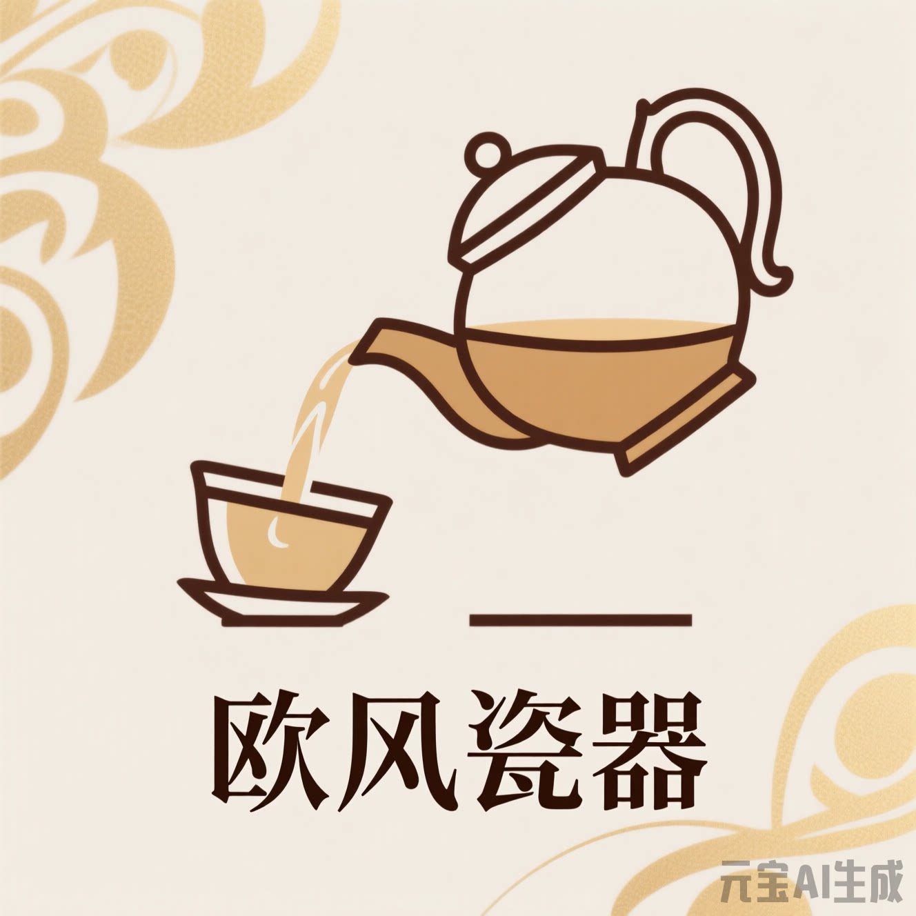 欧风瓷器的LOGO