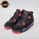 ມະຫາວິທະຍາໄລ North Carolina AirJordan4NRGRaptorsAJ4 Raptors Joe 4 Black Purple AQ3816-056