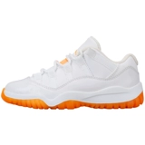 Университет Северной Каролины Air Jordan 11 Low AJ11 TD/PS Белый оранжевый цитрусовый обувь 645107-139