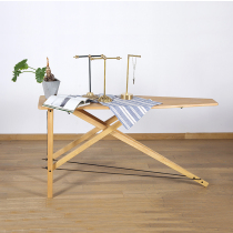 蘑菇空间)实木烫衣板式桌子 美式复古实木熨衣板陈列桌大板实木