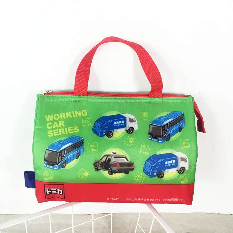 TOMY Series Phiên bản tiếng Nhật cách nhiệt Túi ăn trưa Hộp đựng đồ ăn trưa di động 23 * 8 * 17cm - Hộp cơm điện sưởi ấm hộp cơm cắm điện chefman