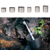 Япония Direct Snow Peak/Xuefeng Double -Layer Non -Reciprocated Titanium Cup Укладка чайная чашка M200/H300/450