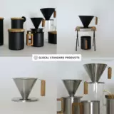 Снижение зазора GSP Yanyin нержавеющая сталь Pomelo Оригинальный MU Coffee Filter Cup Filter Filtering Кольцо Янши Нажатие