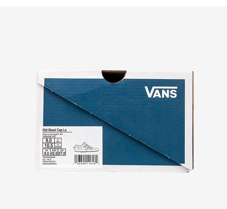 Vans Vault Old Skool CAP LX Giải mã giày thể thao thông thường hàng đầu thấp VN0A45K1VZV - Dép / giày thường giày sneaker nam chính hãng