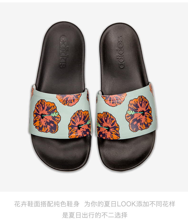 ADIDAS adilette CF + GR Dép và dép thể thao hoa đầy màu sắc CP9510 / DB0441-0442 dép zara