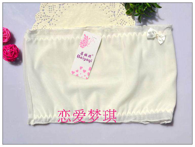 Student girl bra cover bow mesh anti-light bandeau underwear