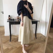 NORA French High Waist Skirt Women 2021 Autumn Winter Temperament Skirt Vintage Skirt Skirt
