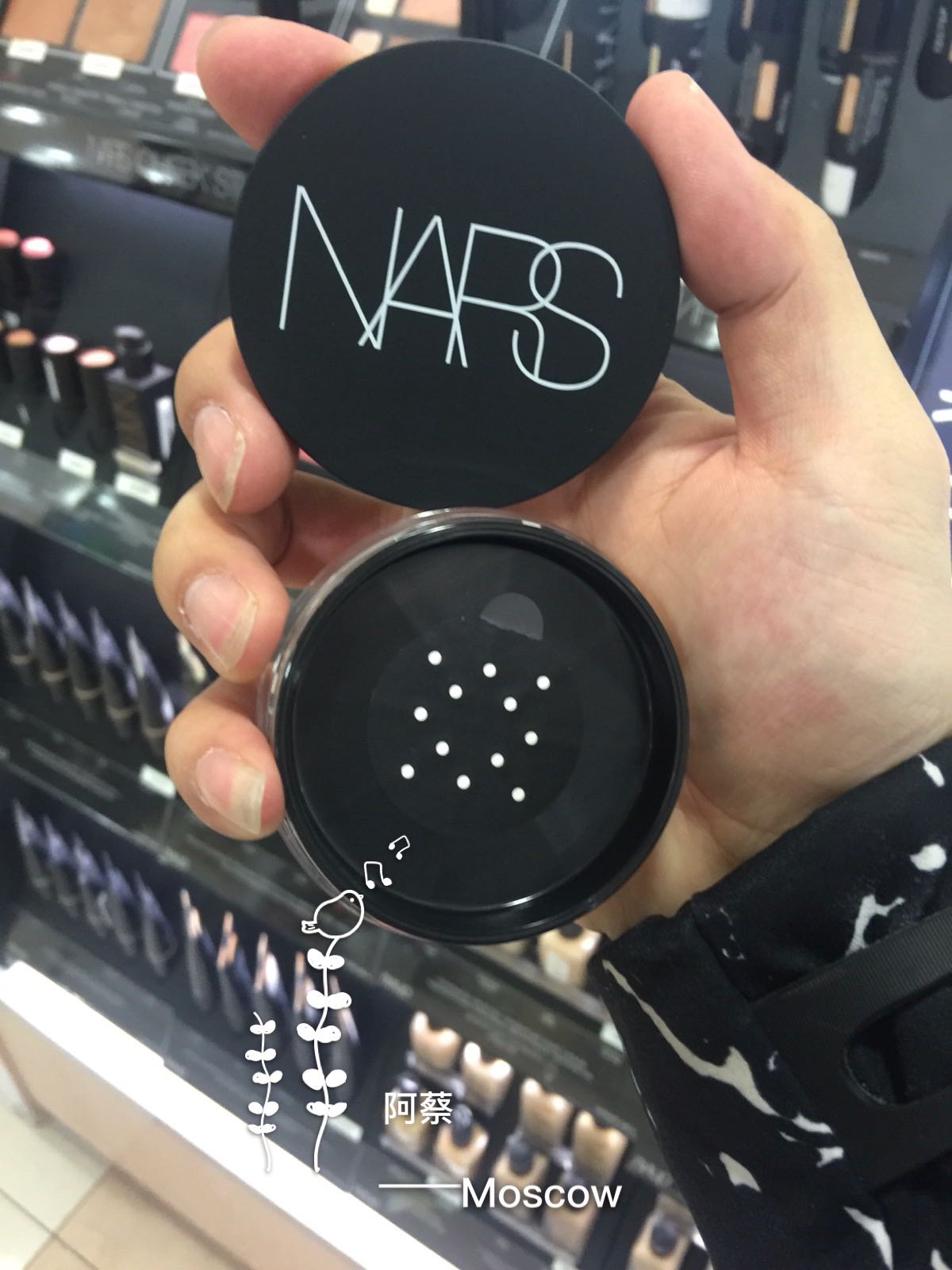 Nga counter Nars Nasd trang điểm kiểm soát dầu ánh sáng trần bột lỏng bột ánh sáng trong suốt khỏa thân ánh sáng mật ong bột bánh phấn phủ kiềm dầu hàn quốc