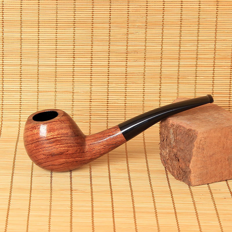 NewBee fresh bee rosewood pipe entry-level small curved pipe with 9mm filter element ten-piece set