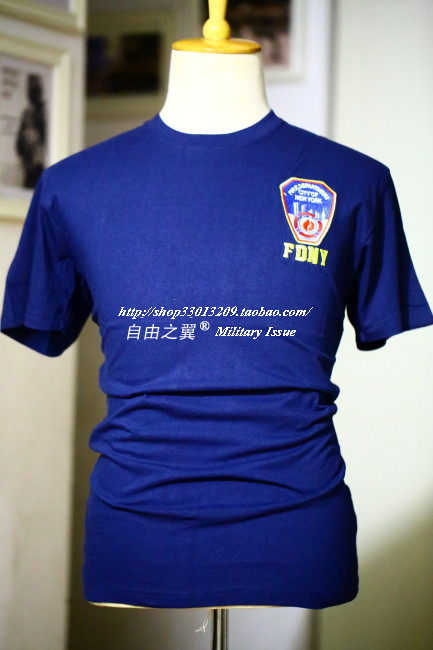 FDNY US order embroidery T-shirt brand new stock